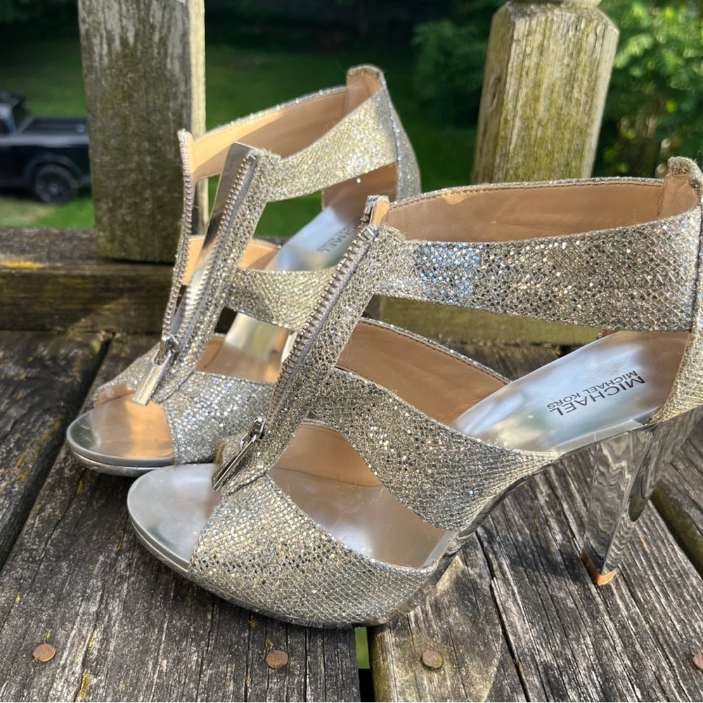Michael Kors Silver Women's Heels
